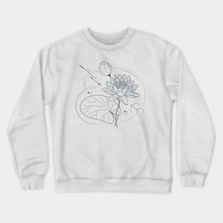 Water Lily (July) Crewneck Sweatshirt